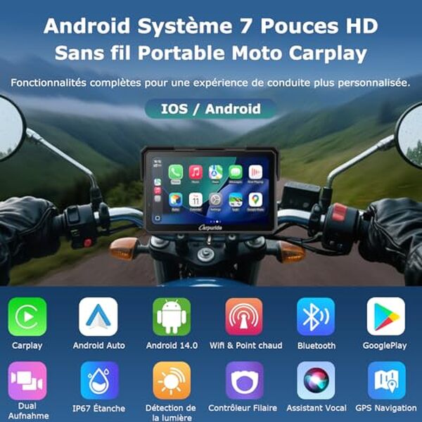 Découvrez notre test détaillé du Carpuride W702 Plus, l'écran moto innovant avec double caméra et protection étanche. Performances, qualité vidéo et fiabilité analysées. 