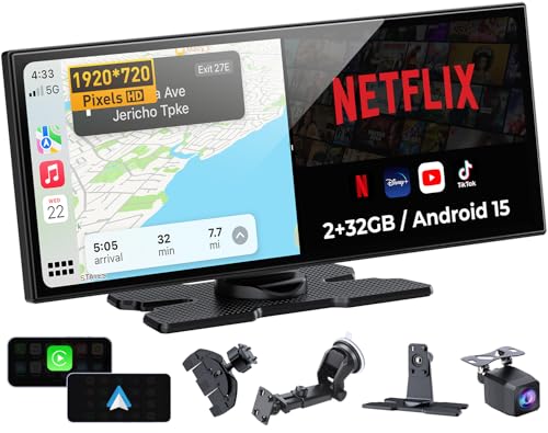 Test : écran CarPlay sans fil APHQUA 7&Prime; pour moto
