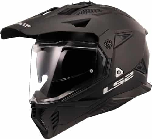 Essai du casque de moto LS2 Pioneer II Crazy noir mat rouge