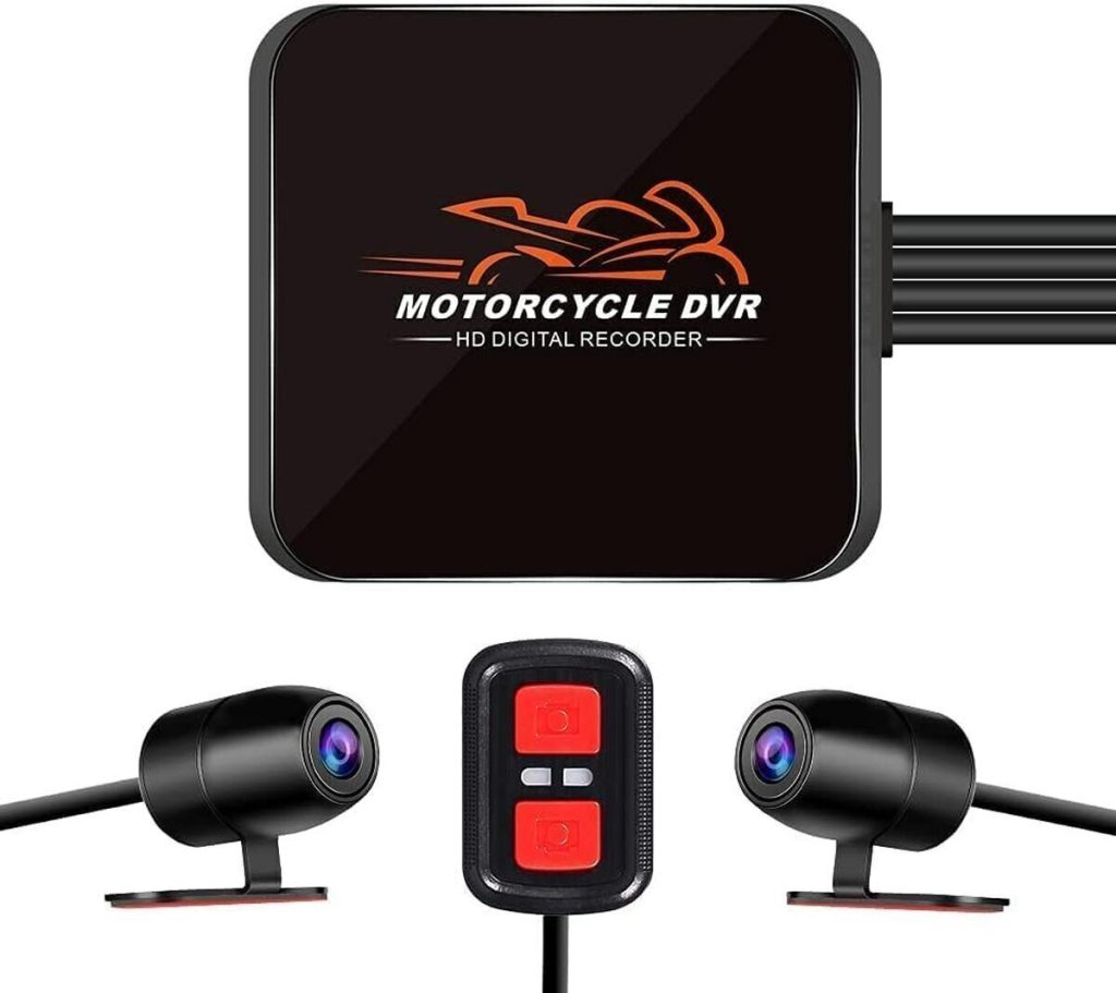 Test : caméra de tableau de bord VSYSTO pour moto, double 1080p