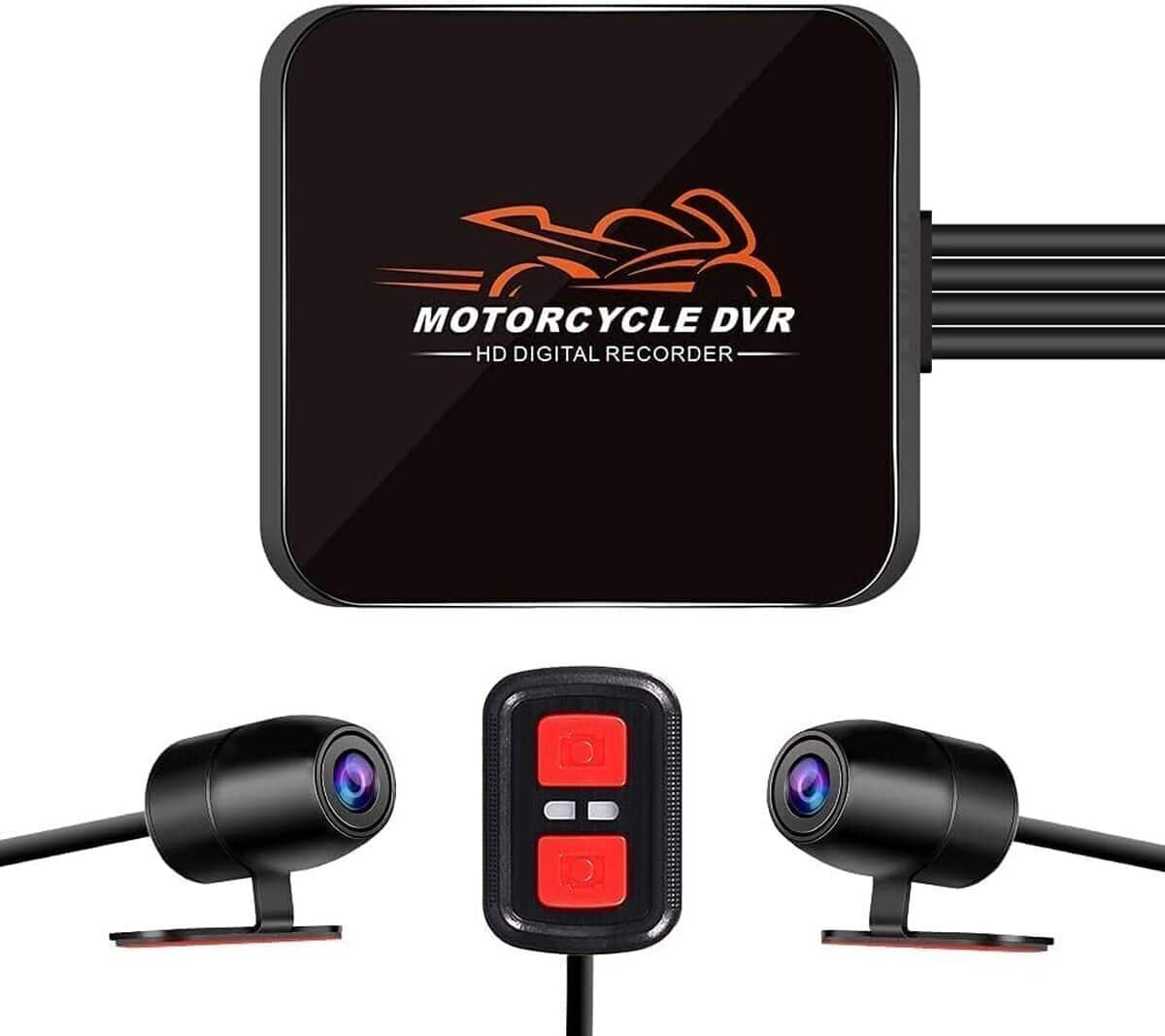 Test : caméra de tableau de bord VSYSTO pour moto, double 1080p