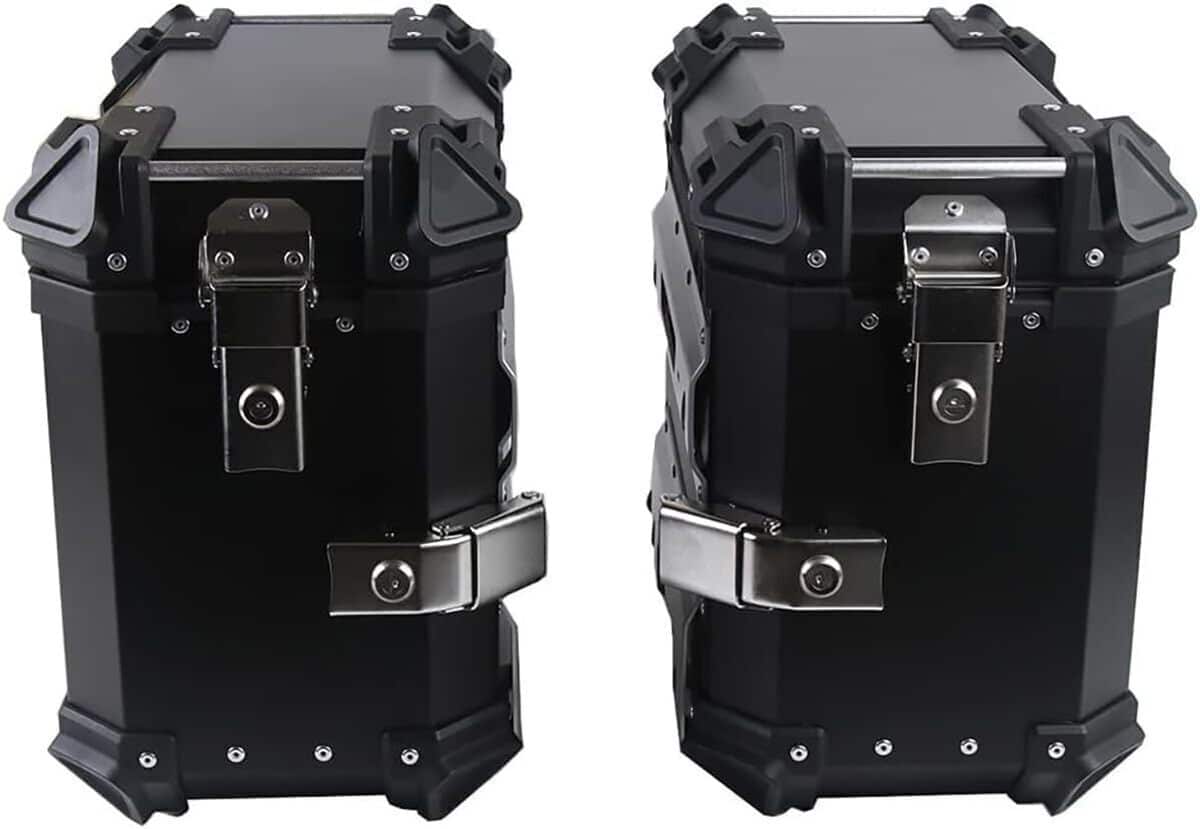 Test des sacoches latérales Corgli 38L en aluminium noir
