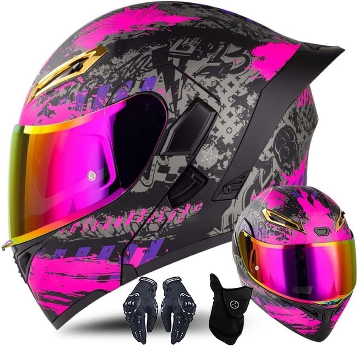 Test du casque modulaire flip-up homologué ECE avec double visière