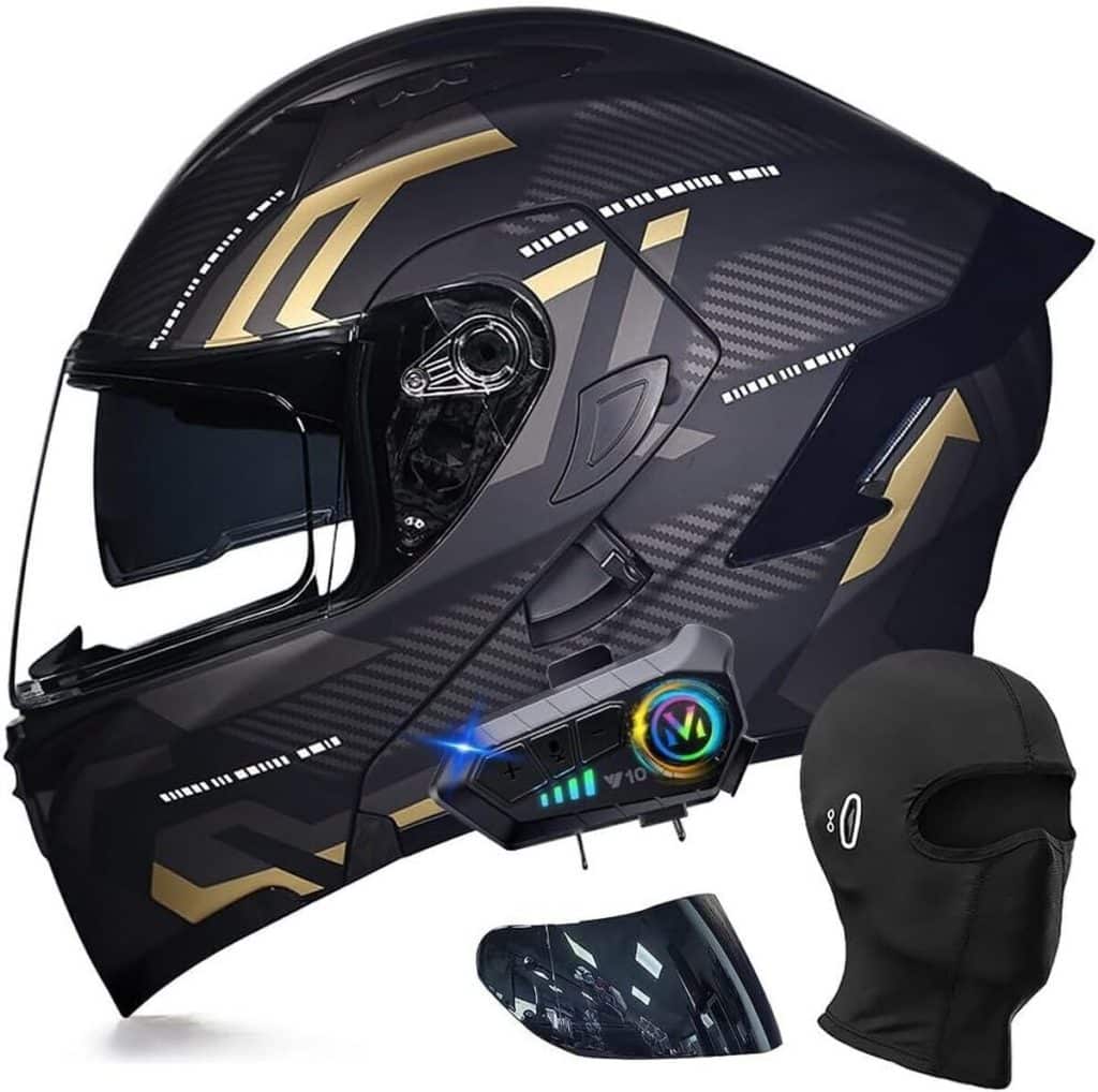 Test du casque moto ACLFFSHOP bluetooth modulable et homologué ECE