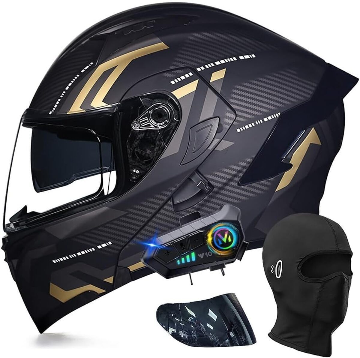 Test du casque moto ACLFFSHOP bluetooth modulable et homologué ECE