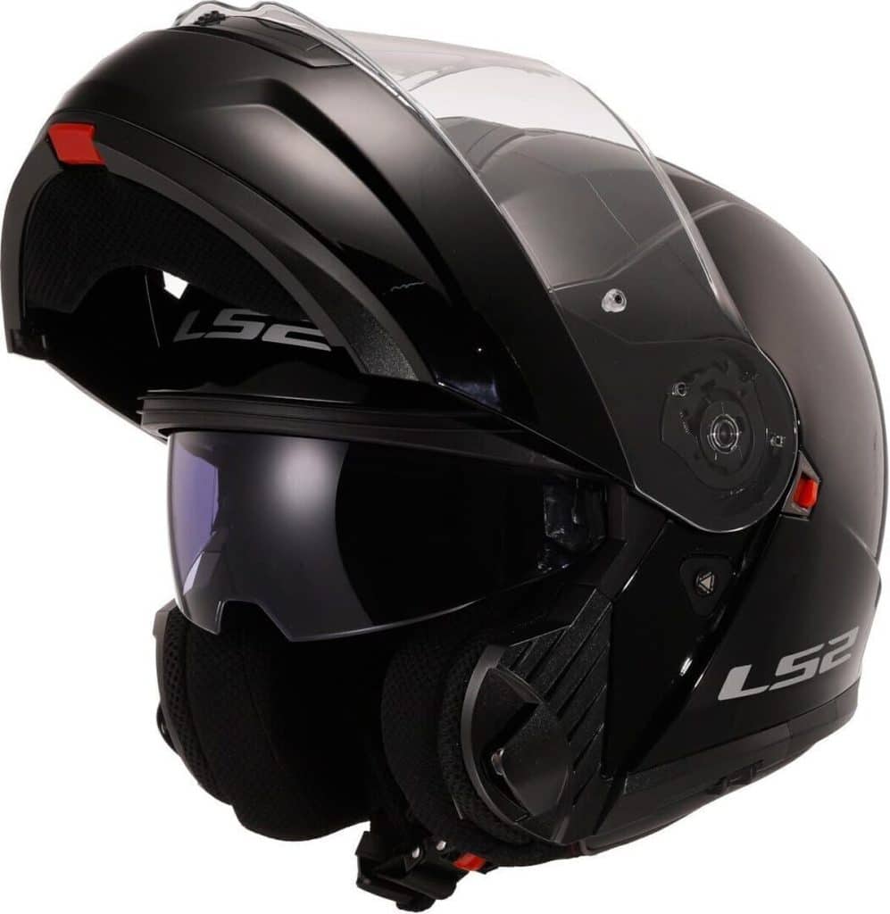 Test du casque moto modulable LS2 Strobe II noir brillant XL