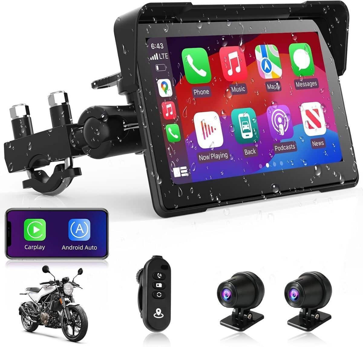 Test du récepteur CarPlay Jelkuz pour moto 7