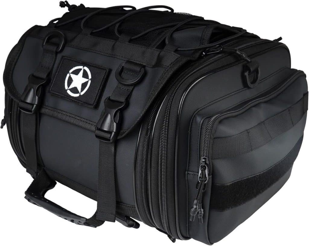 Test du sac de voyage extensible HENGTUAOTO pour moto