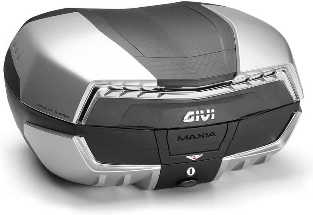 Test du top case Givi V58 Maxia 5