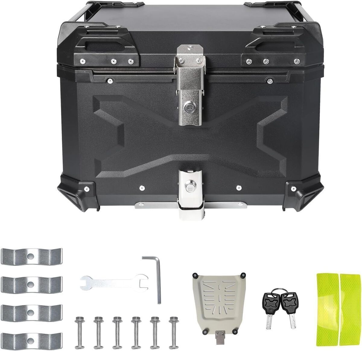 Test du top case moto Yiijode 55L : alliage d'aluminium étanche et antivol