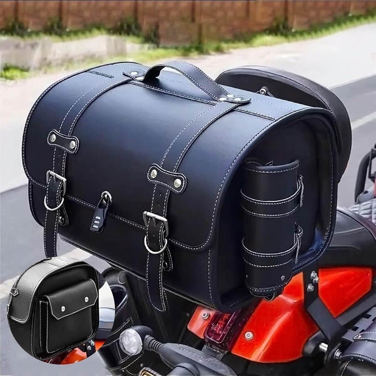 Test top case moto rétro : coffre étanche et sécurisé