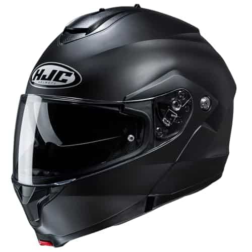 Test du casque moto modulable HJC C91N semi mat noir