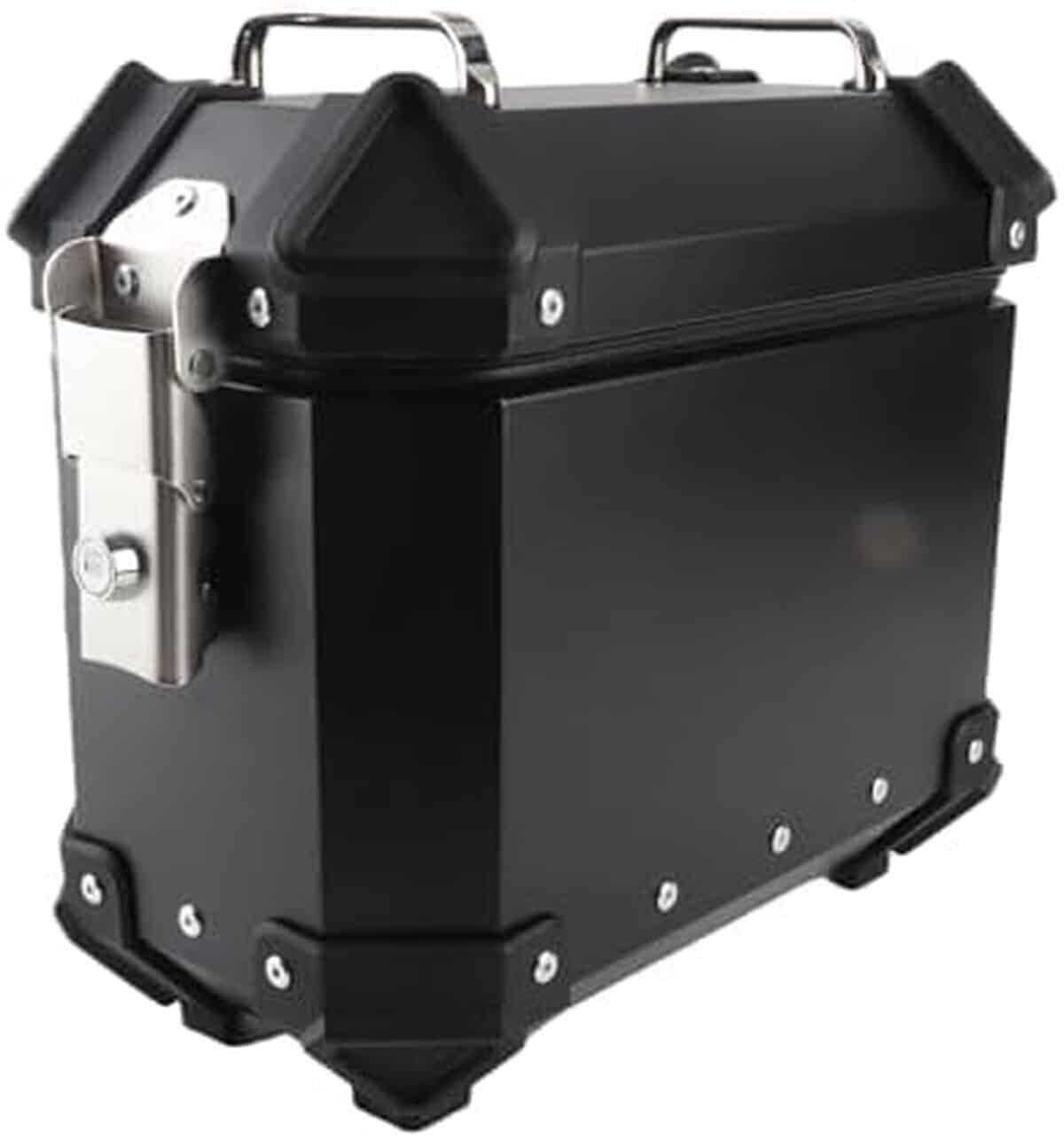 Test de la valise latérale moto RASTKY 18 L en aluminium
