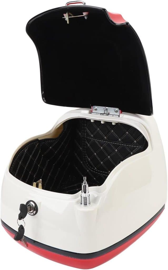 Test du top case MasYosh 38L : style et étanchéité pour scooter électrique