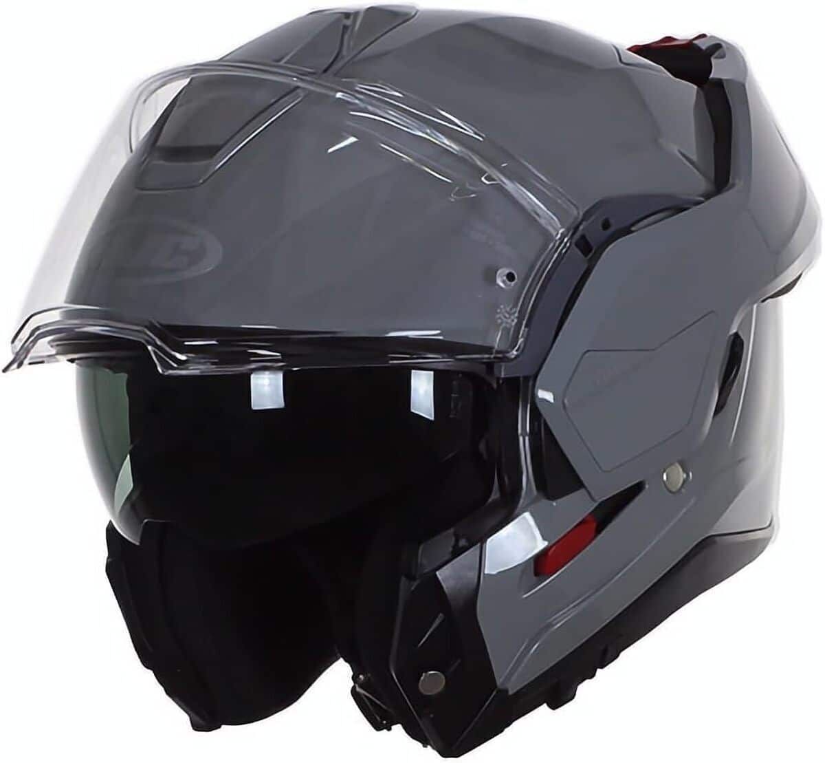 Test : casque modulable HJC i100 UNI Nardo Grey