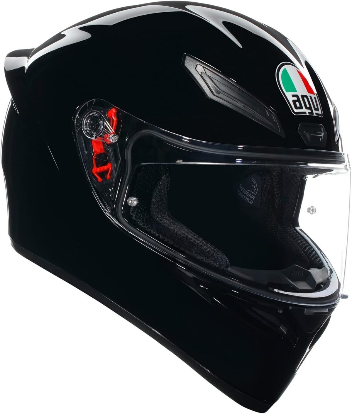 Test : casque moto AGV K1 S, style racing avec visière anti-rayures