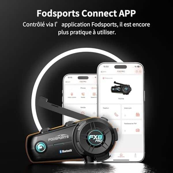Découvrez notre avis complet sur le Fodsports FX8 Pro, l'intercom moto bluetooth multitâche. Connectivité, autonomie et fonctionnalités : tout ce qu'il faut savoir.