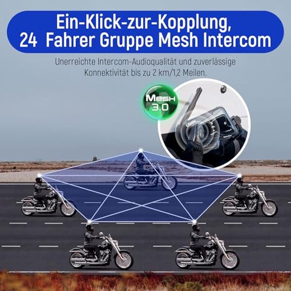 Découvrez notre test complet de l'intercom moto Lexin MeshCom : connectivité mesh pour 24 motards, portée, batterie et performance en groupe.