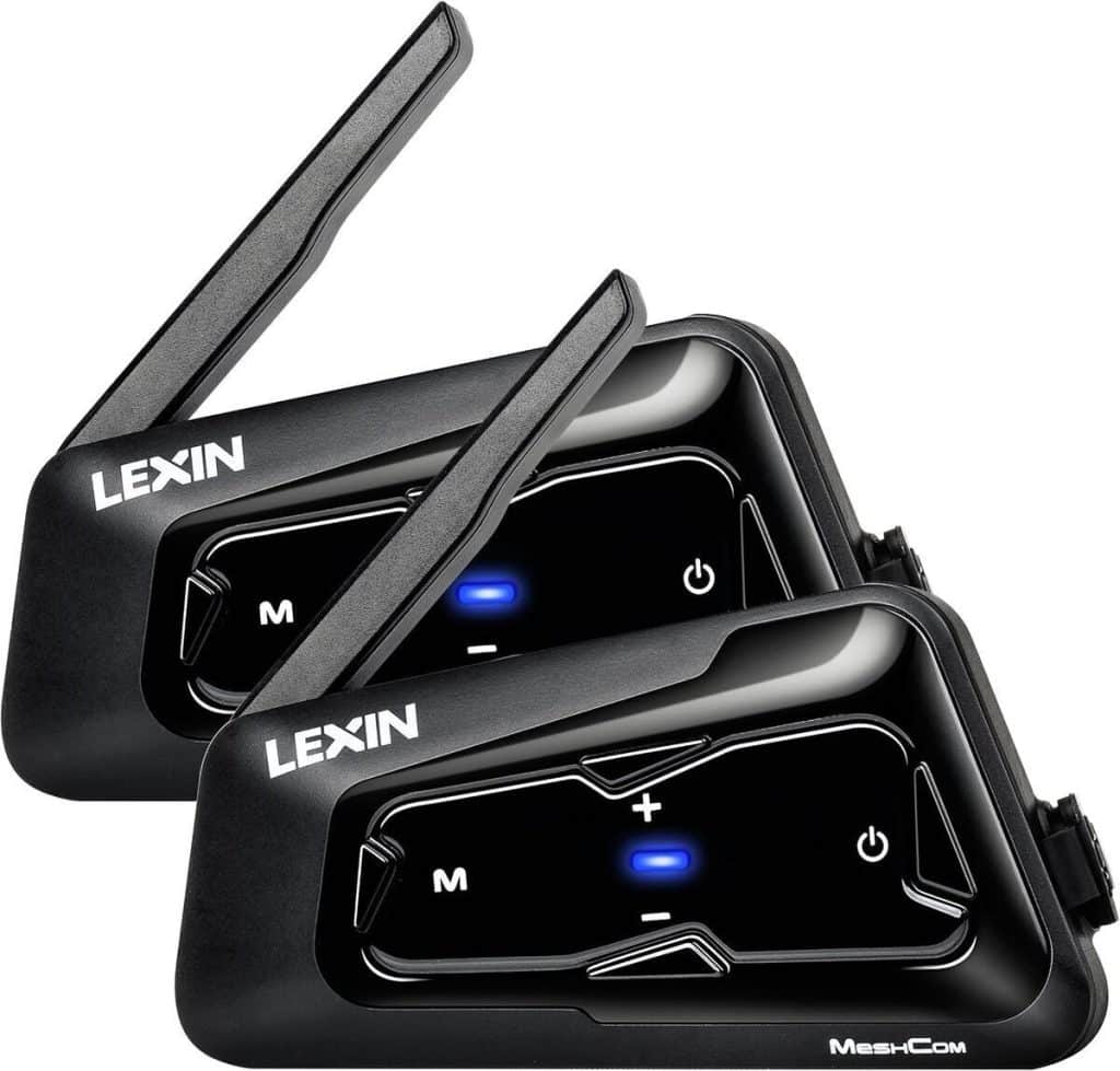 Test de l'intercom moto Lexin MeshCom : connectivité 24 motards