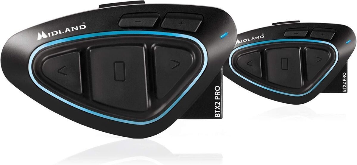 Test de l'intercom moto Midland C1231.03, set de 2