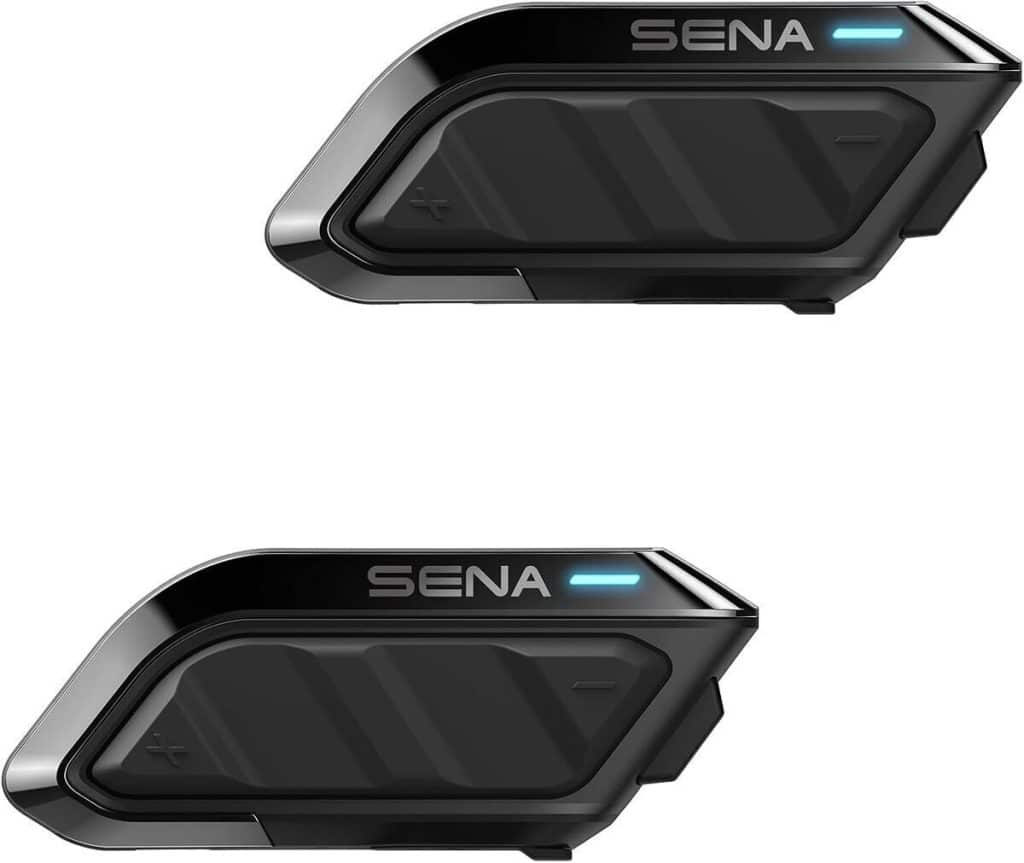 Test de l'intercom moto Sena Spider X Slim : pack double pour casque