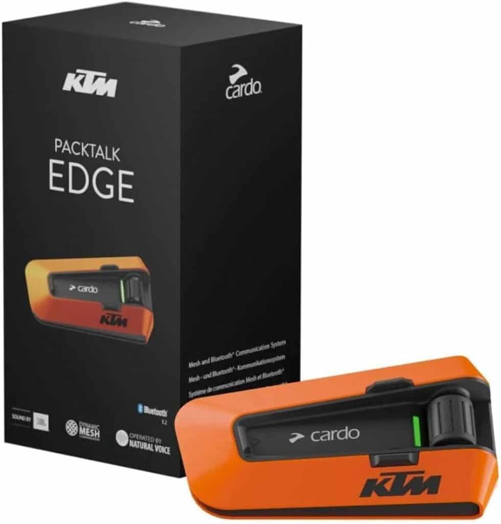 Test du Cardo Systems Packtalk Edge KTM : performance et innovation en un seul pack