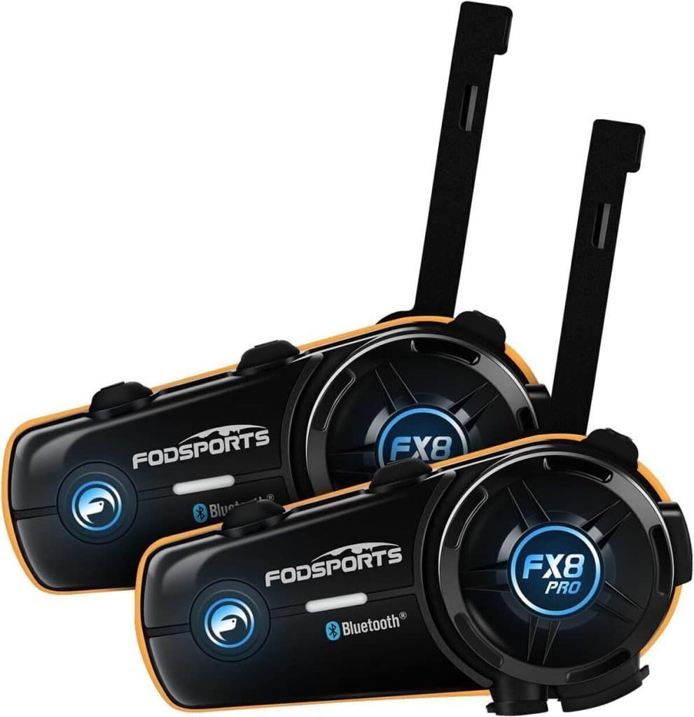 Test du Fodsports FX8 Pro : intercom moto multitâche bluetooth