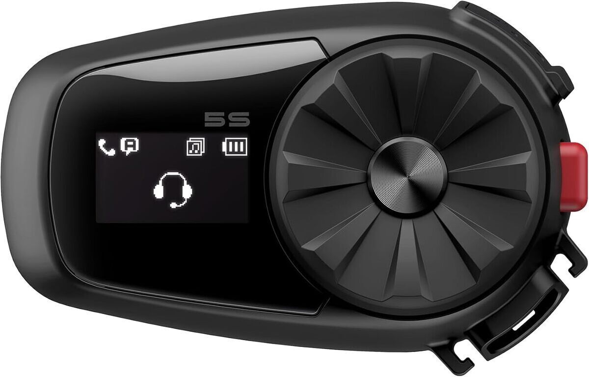 Test du système de communication moto SENA 5S bluetooth noir