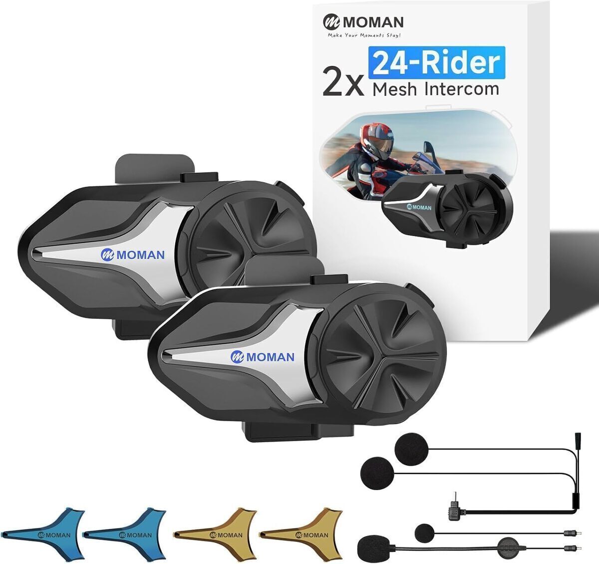 Test intercom Moman CPX : communication moto optimale